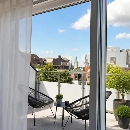 Zentrales Penthouse Mit Grosser Dachterrasse Und Domblick Parkplatz Inklusive Appartement Paderborn